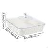 Food Serving Tray with Cover, Container for Home Use, Organizer Events