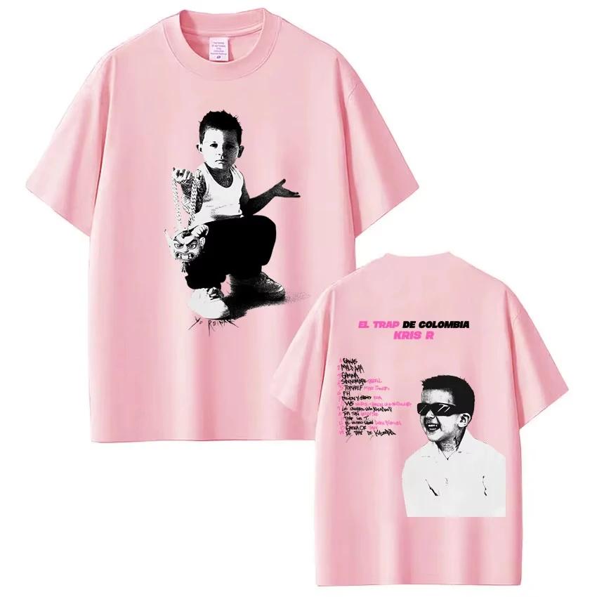 

Rapper Kris R New Album 2026 Print Tshirt Unisex Women Fashion Vintage Tshirt Summer Shortsleeved Top Casual Pure Cotton Tshirt 4XL