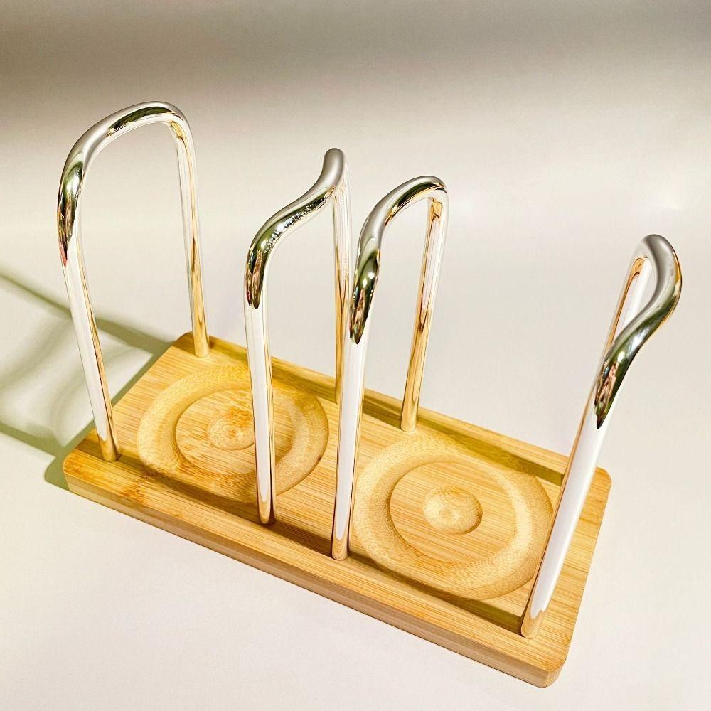 Multifunctional Cup Storage Rack Wooden Bottom Mug Display Stand Organizer Desktop