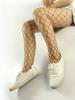 1 Pc Sexy Women Rhinestone Fishnet Tights Crystal Stockings Black BIG Larger Mesh Diamond Glitter Pantyhose Sexy Tights Socks