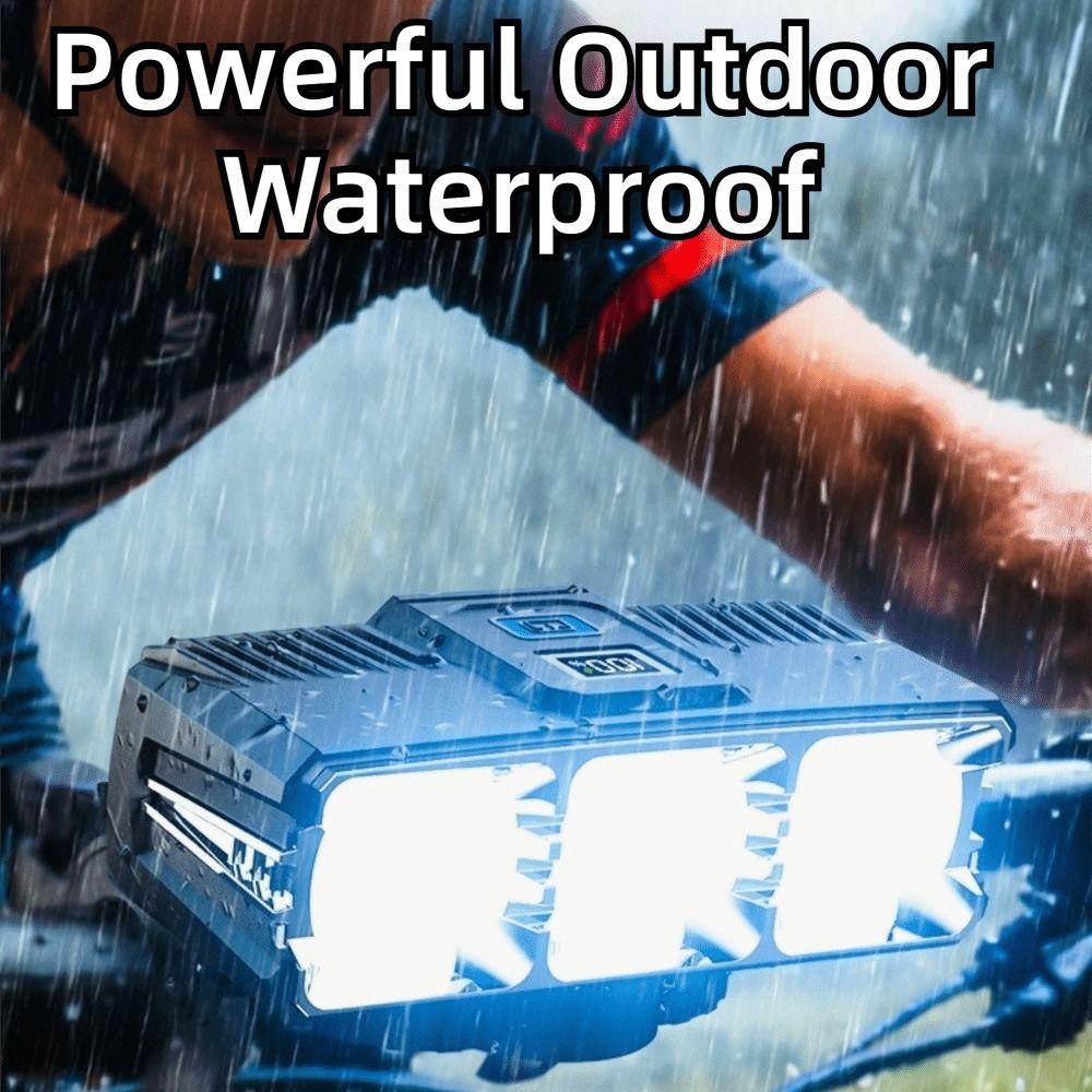 Solar Charging Bicycle Front Light USB Rechargeable Handlebar Lamp Cycling Light Mountain Bike