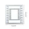 Rectangle Movie Frame Metal Die Cuts Delicate Embossing Script Dies Stencils