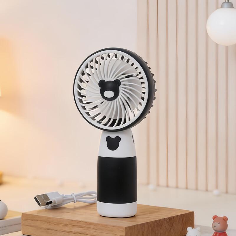 LINGPAN Cute Mini Portable Rechargeable Handheld Fan 5 Units Pack