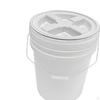 18L Bucket Pail with Screw Lid, Multifunction Barrel Food Storage Container for Farming