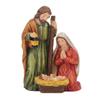 Nativity Scene Holy Family Figurines Statue Ornament for Christmas Indoor Tabletop Decoration and Religious Gift Giving