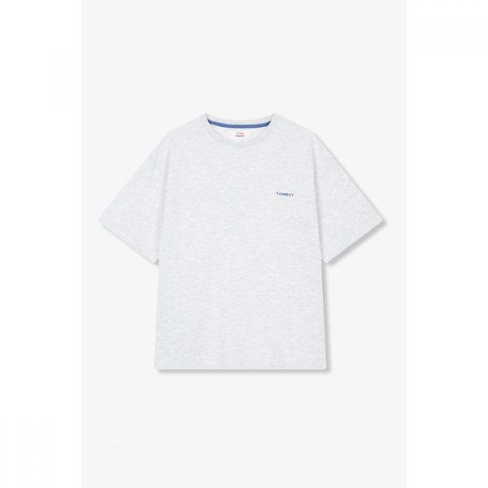 STudio Tomboy Logo Embroidery Hidden PockeT T shirT  91u5222195cT 