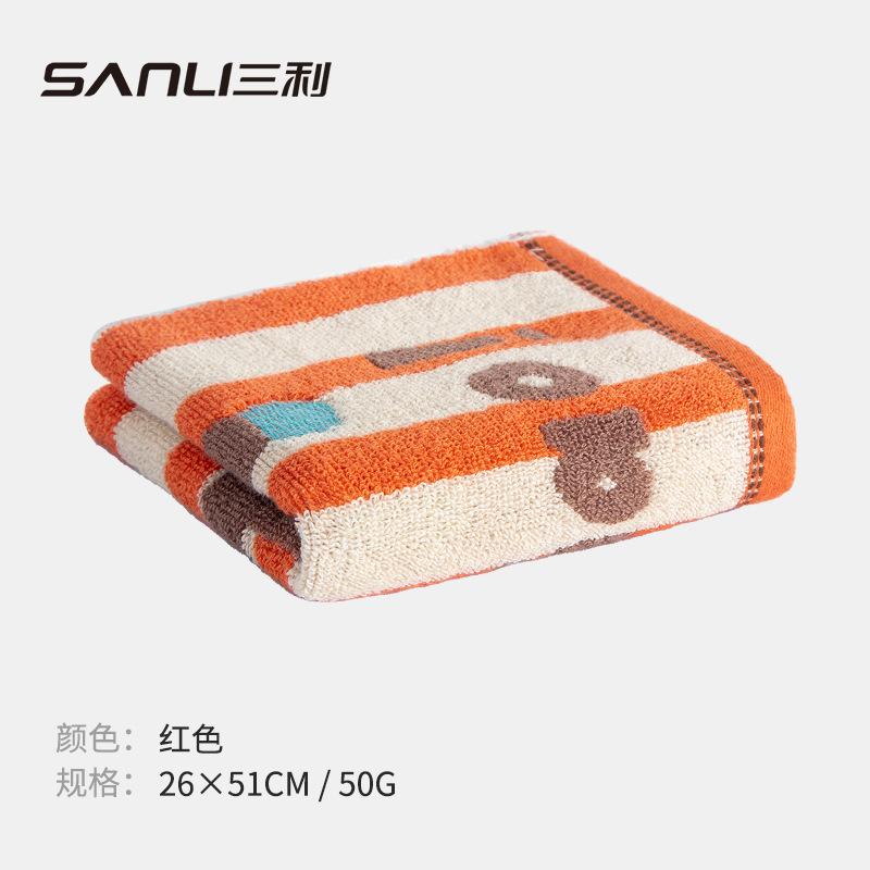 

Towel Parent-child towel Cotton adult towel Children s towel Pure cotton face towel Cartoon cat face towel 26 * 51-Child towel красный