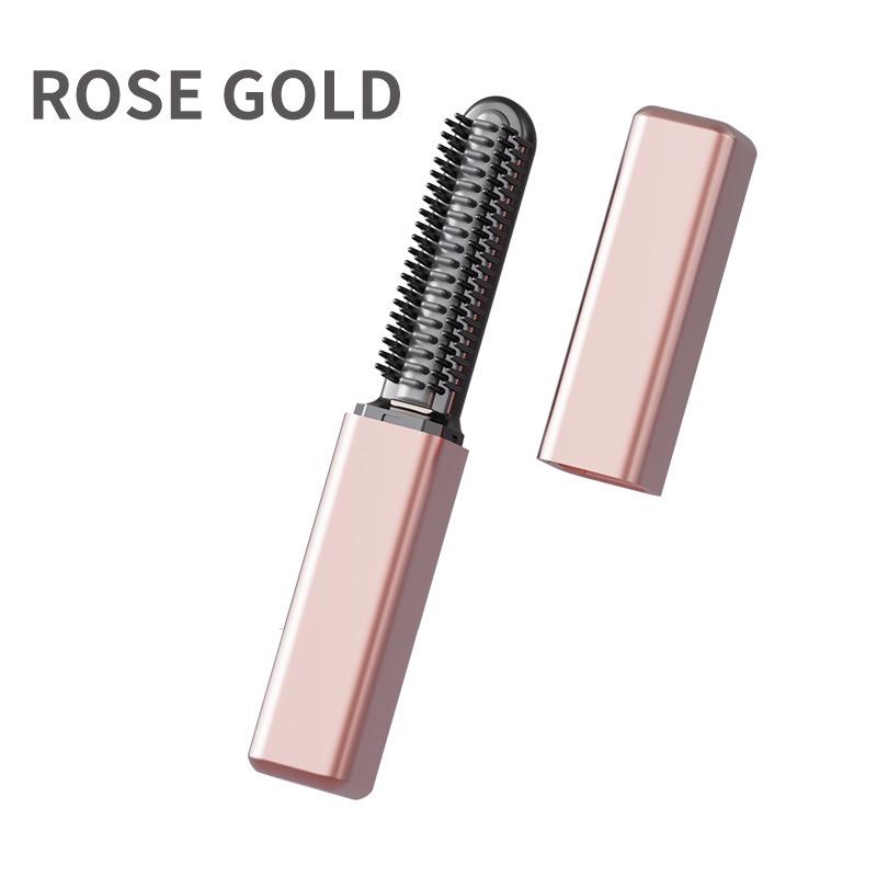 

2025 Mini Portable Ceramic Wireless LCD Straightening Comb