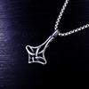 New Hammer Pendant Viking Hollow Titanium Steel Temperament Necklace