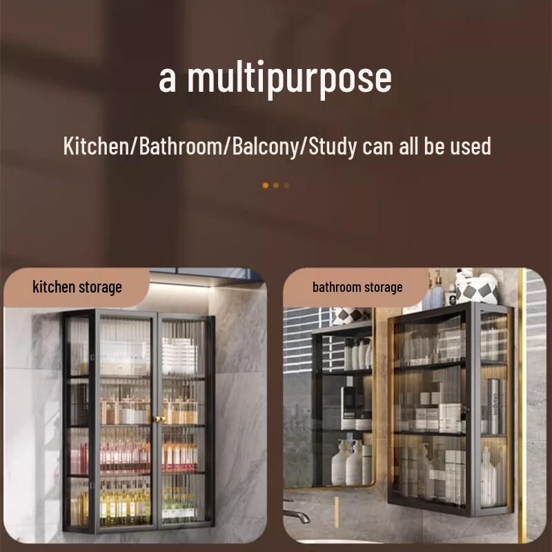 Modern Wall-Mounted Kitchen Spice & Storage Shelf