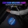 ugsbf6 2PCS Car HD Induction Lamp Laser LED Welcome Light Decoration Accessory For Ford Max 2007-2008 Mondeo 2007-2013 FOCUS Mustang