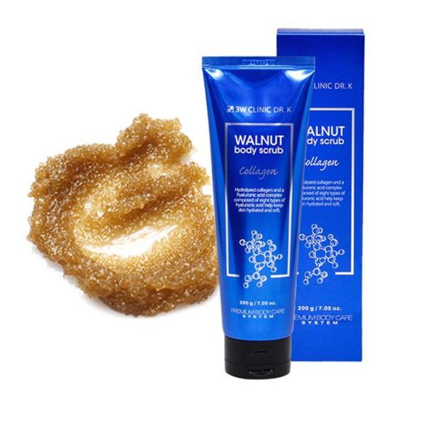 3W Clinic Walnut Collagen Body Scrub Peeling Gel 200g Exfoliation (15548977)