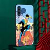 Invincible Case for Samsung Galaxy A10s A50 A50s A02s A03s A20 A30 A20e A70 A70s A20s A30s A10 A40 A04 A04s Black Phone Cover