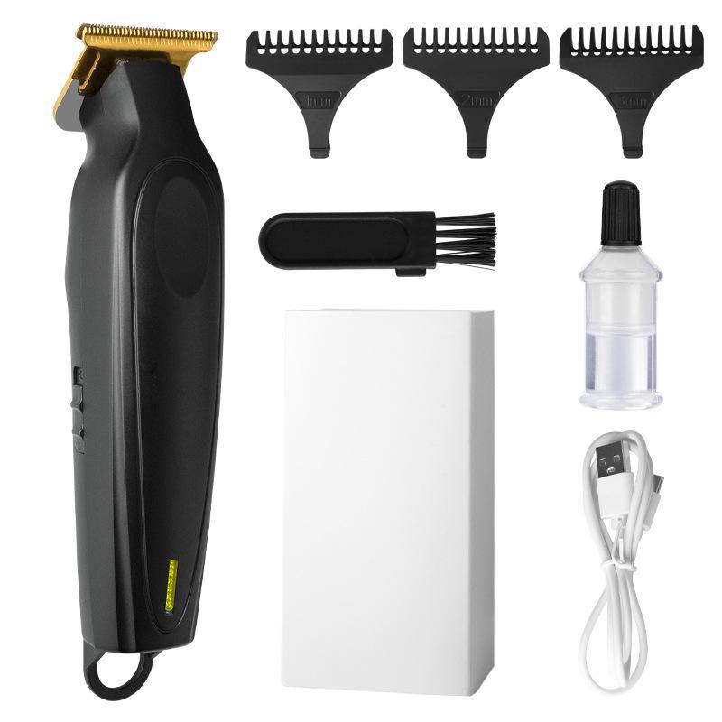 

Профессиональная USB-перезаряжаемая электрическая машинка для стрижки волос для точной стрижки чёрный