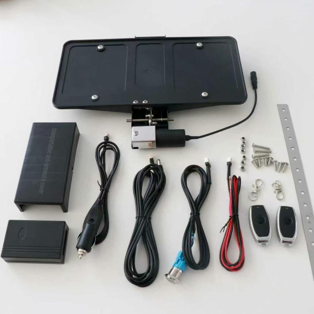 Electric Retractable License Plate Holder for US/Canadian Cars