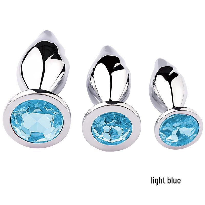 G-Spot Rear Garden Metal Butt Plug: Unisex Adult Flirting Toy