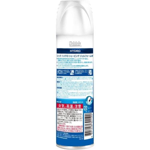 Schick Hydro Shaving Gel Foam Razor, Beard Shaving, Shaving Razor, Single Item, Shaving Gel Foam 199g x 3 Set