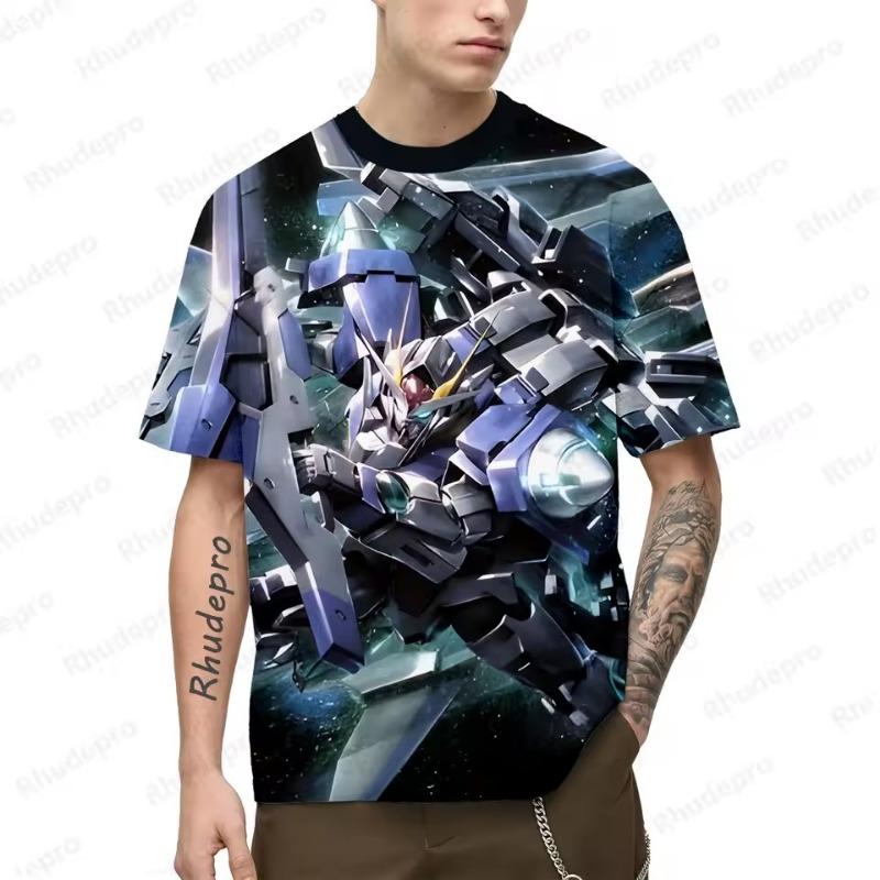 Trend Tee Shirt Men T-shirt Short Cosplay Tops Oversized Clothing T-shirts Hip Hop Y2k