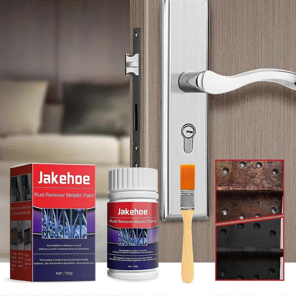 Limited time!!Jakehoe Rust-Removing Primer For Metal: Anti-Rust And Corrosion Protection Paint For Iron Gates, Railings, Handrails, And Faucets