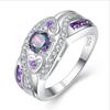 Personalized Retro Style Colorful Zircon Series Ring, Party Jewelry
