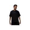 Jordan Flug-Essentials Bequemes Hautfreundliches Modisches Vielseitiges Kurzarm-T-Shirt Herren Tops Schwarz IB7345-010