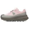 Los Angeles Dodgers Fabric Height Increasing Low Top Chunky Sneakers Unisex Light Pink 3ASHB025N-07PKL