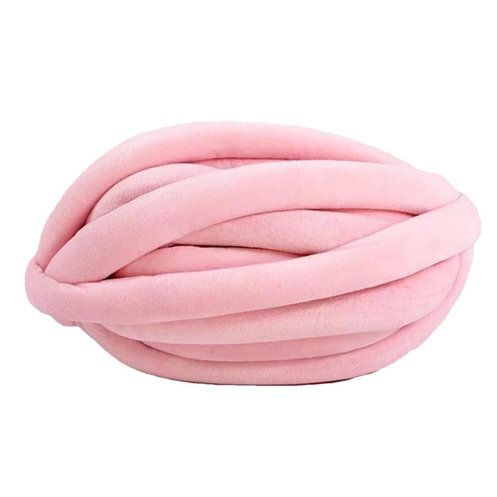 250 g superdickes, sperriges, grobes Garn zum Handstricken, Häkeln, weiche, große Baumwolle, DIY-Armstricken, Roving-Spinngarn für Decken