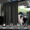 Car Sunshade Curtain, Heat Insulation Privacy Partition Curtain, Front Rear Row Car Shade Cover, RV Blackout Vehicle Curtain