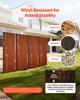 Metal Privacy Screen, 50 x 160 cm Freestanding Modern Privacy Fence, Garden Divider Panel with Extended Ground Stakes & Carbon Steel Plate,