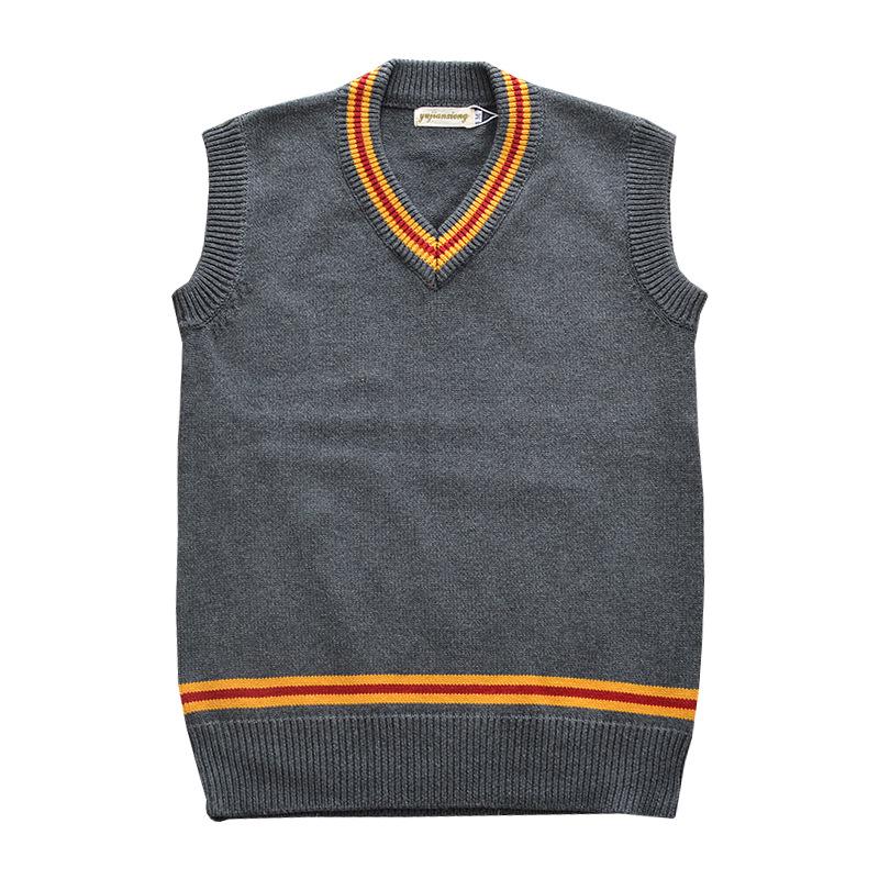 Harry Potter Gryffindor V-Neck Sweater Vest - Unisex Long-Sleeved JK Uniform Style