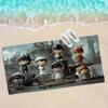 Cartoon H-HIRONOS Anime Beach Swimming Towel Soft Absorbent Washcloth Children's Gifts For Kids Travel Camping Gym