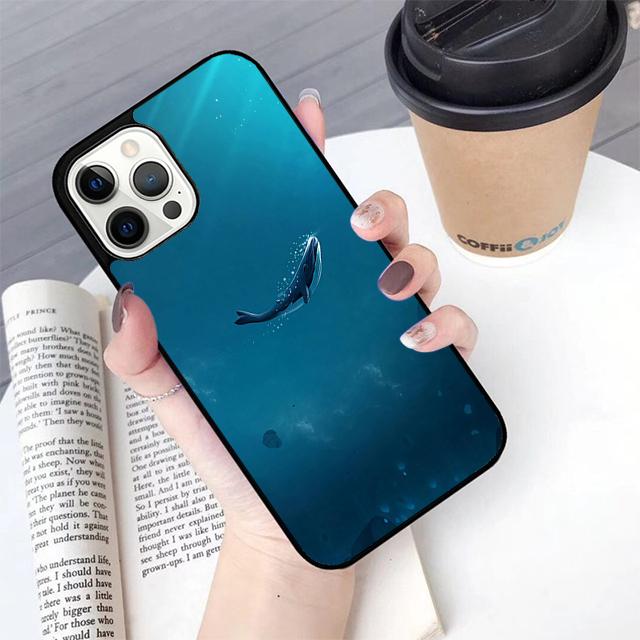 Blue Whale Phone Case For Apple iPhone 17 Air Pro Max Plus Coque For iPhone 17 Air 14 15 16 13 12 Max Cover