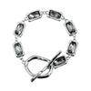 Comfortable Fit Geometric Square Black Diamonds Crystals Necklace Set Ideal For All Day Comfort And Formal Gatherings
