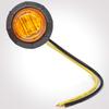 X-STYLE 24V Yellow Car LED Side Marker Lights 3 Row Custom Decorative Parts