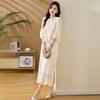 1116 Autumn New Light Luxury French Lace Top Bust Skirt Two-piece Women's Fashion Casual Women's Clothing Set