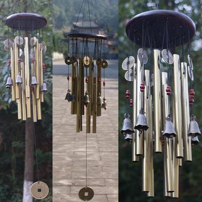 Garden Outdoor Living WindChimes Ancient Chinese Elements, Outdoor Decor for Home, Yard,