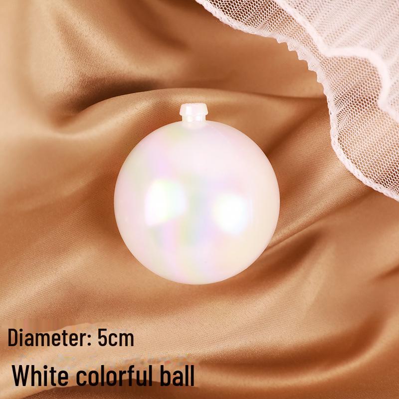 Sada zlatých kuličkových dekorací na dort - 10 kusů: Pěnová koule Narozeninová pekařská zapichovátka a doplňky na dezertní stůl