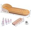 Tafelblad Mini Bowling Spel Houten Bord Arcade Schieten Kantoor Bureau Stressverlichting Vingerspeelgoed Leuke Cadeaus voor Mannen Vrouwen Kinderen