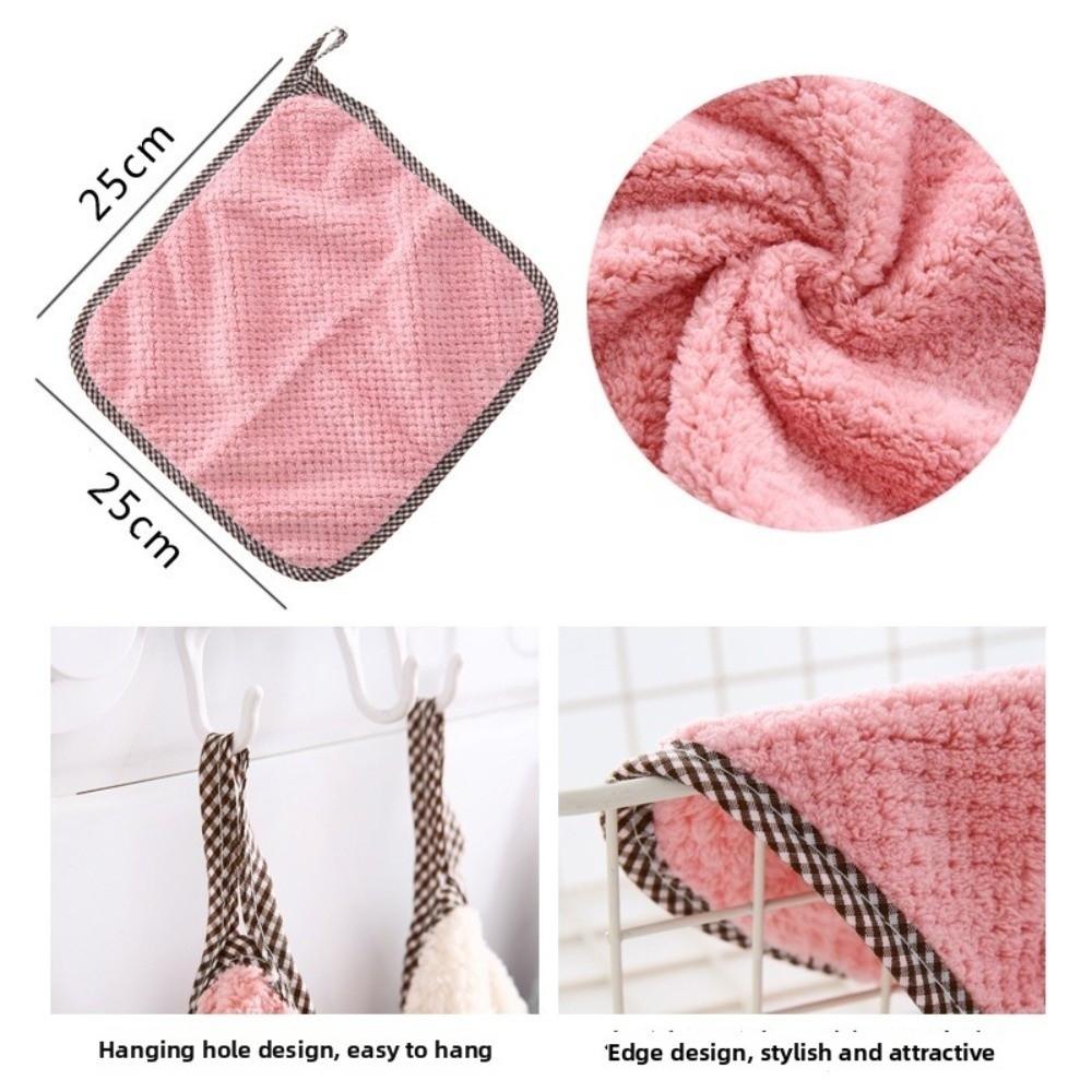 10pcs Super Absorbent Reusable Cleaning Wipe Non-Stick Oil Cleaning Towels Household