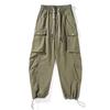 Foreign Trade Japanese-Style Work Pants for Men, Autumn American-Style Multi-Pocket Pure Cotton Jogger Pants, Loose Wide-Leg Casual Long Pants