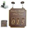 Handmade Wooden Hanging Shelf Book  Wall Decoration, Rustic Style Book Lover Sign, Suitable For Home, Or Classroom