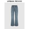 UR Women's Retro Washed Flare Denim Jeans