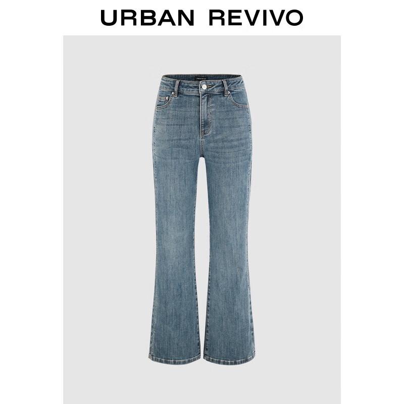 

UR Women s Retro Washed Flare Denim Jeans 30