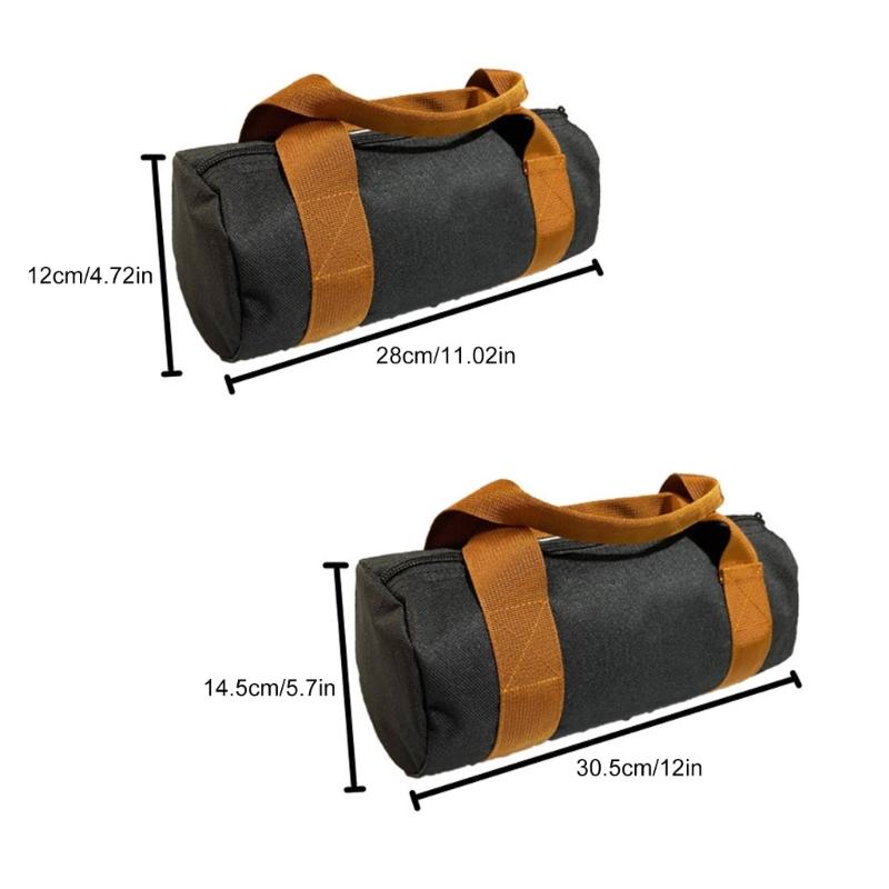 Heavy Duty Handheld Tool Organizers for Construction Workers and Vehicle Technicians with Adjustable Shoulder Strap