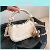 Elegant Fashionable Handbag For Women Chic Spring Trendy Crossbody Bag In Pure Colors