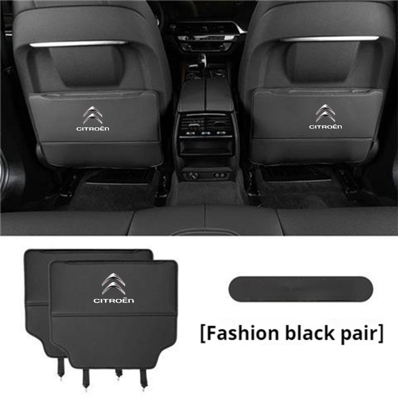 

2pcs Car Seat Back Anti Kick Pad Scratch Mat Protective Cover For Citroen C3 C5 Aircross C2 DS 3 Berlingo Celysee Cactus Picasso