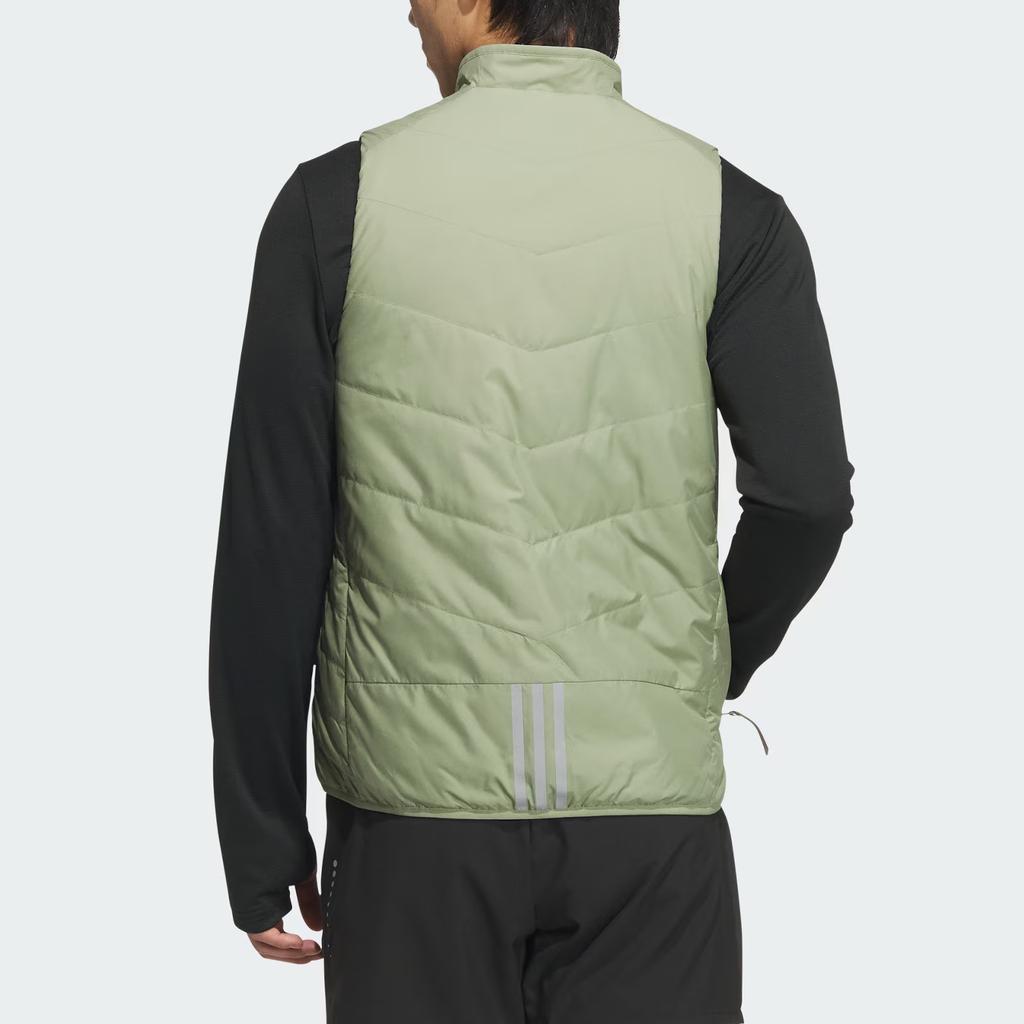 Adidas FW24 Essential Running Insulated Vest Men Vests Tent-Green JW1673