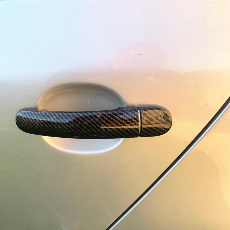 Suitable For Volkswagen VW Golf 5 MK5 V Rabbit 1K Accessories Door Handle Cover Trim Plastic Imitation Carbon