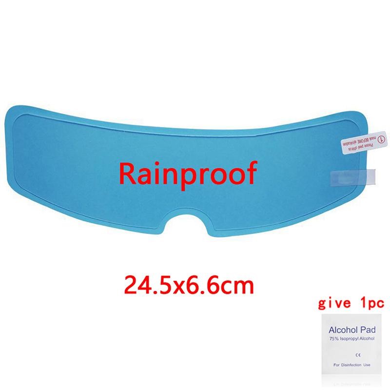 Universal Motorcycle Helme Anti-Fog Rainproof Film Fashion Nano Coating Clear Protective Patch Electric Bicycle Driving