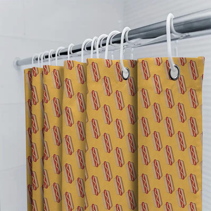 Bathroom Shower Curtain Waterproof Farmhouse Decor Rustic Kitchen Pattern Fabric Backdrop Vintage Style Home Decor Modern Design